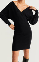 Load image into Gallery viewer, Black off shoulder Dress-M2