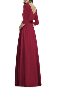Long Sleeve fashion Long Dress-M2